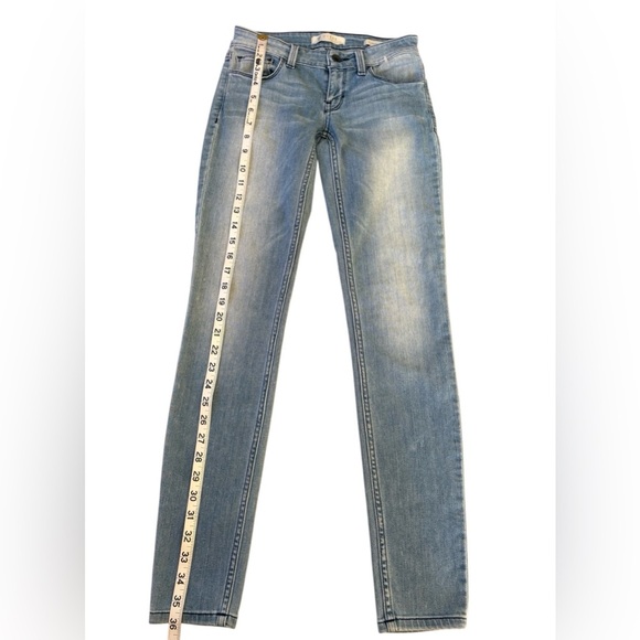 Guess 1981 Power Skinny Low Jeans, Size 24, Light Blue - Picture 8 of 11